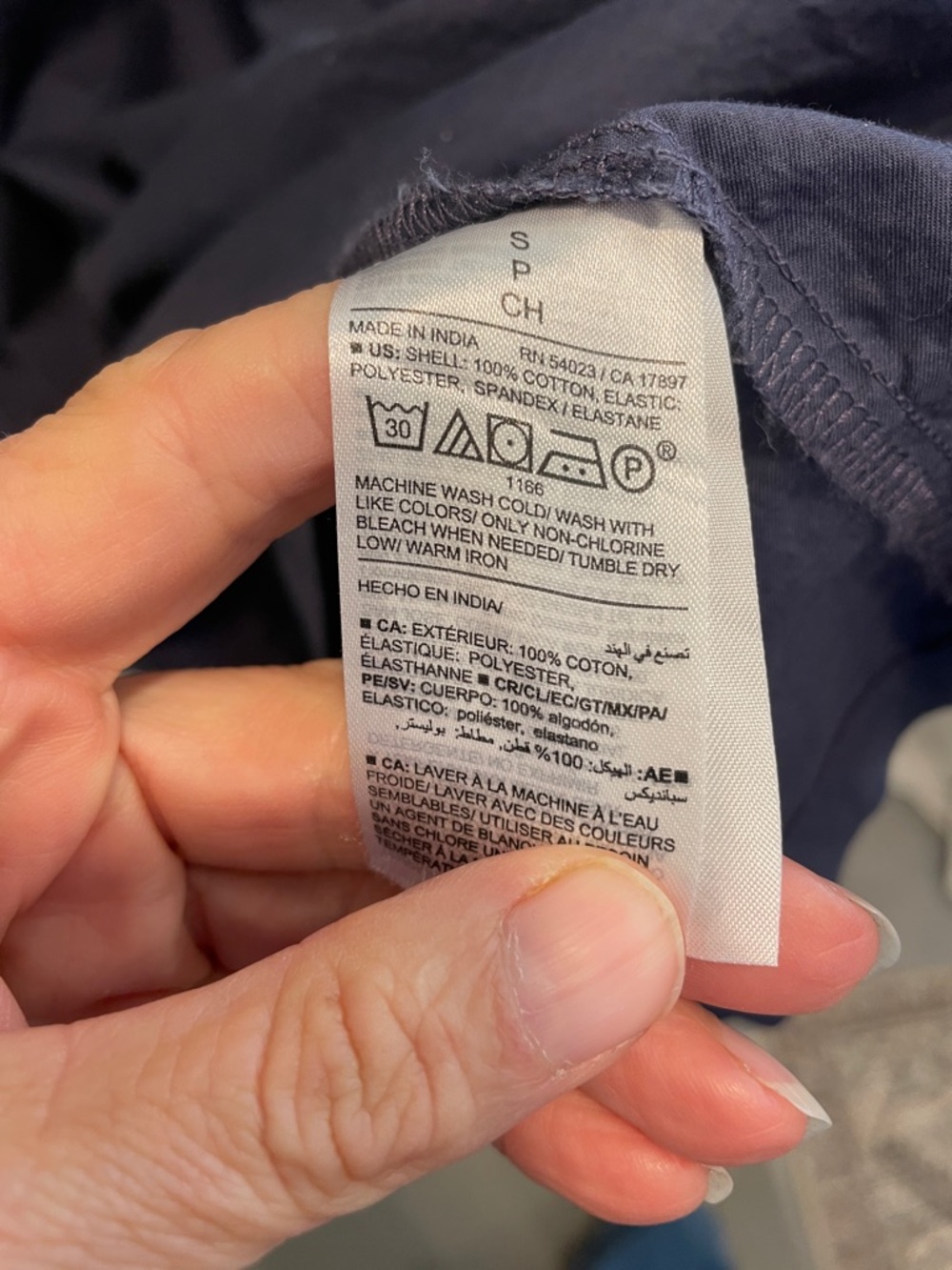 Old Navy Navy Blue Smocked Midi Sundress sz S - Picture 6 of 7